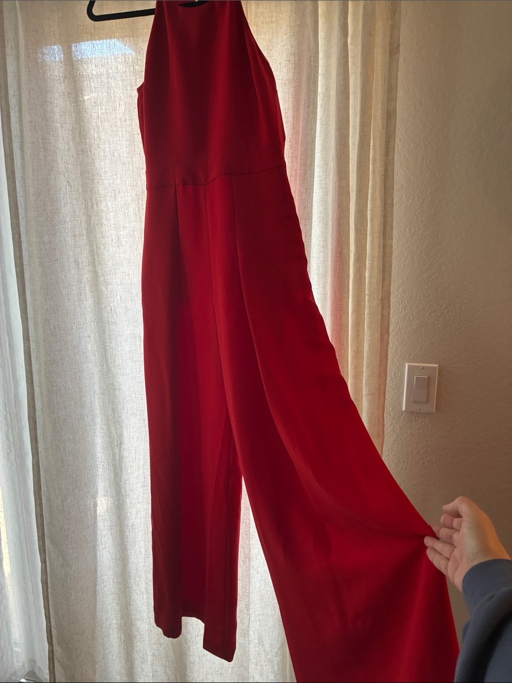 Banana Republic Red Women's Halter Jumpsuit